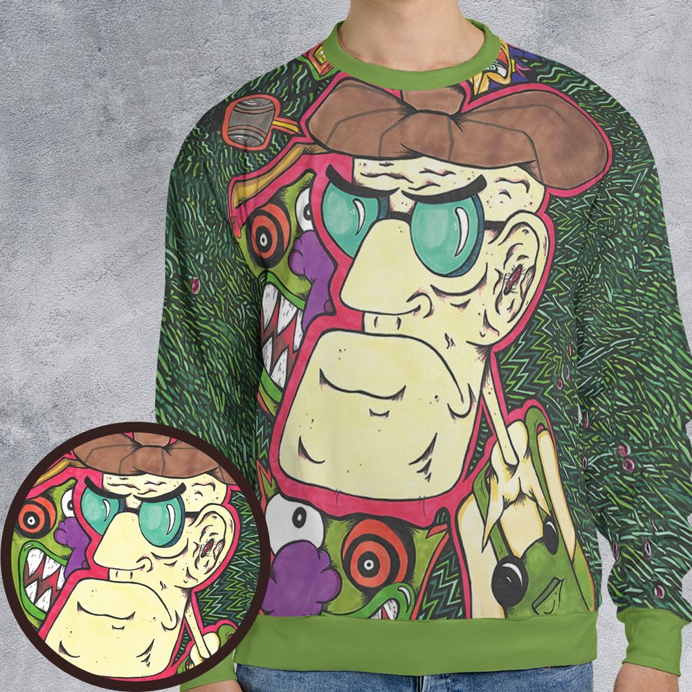 All-over Print Sweatshirt - ZJMH66G5 -  - 1