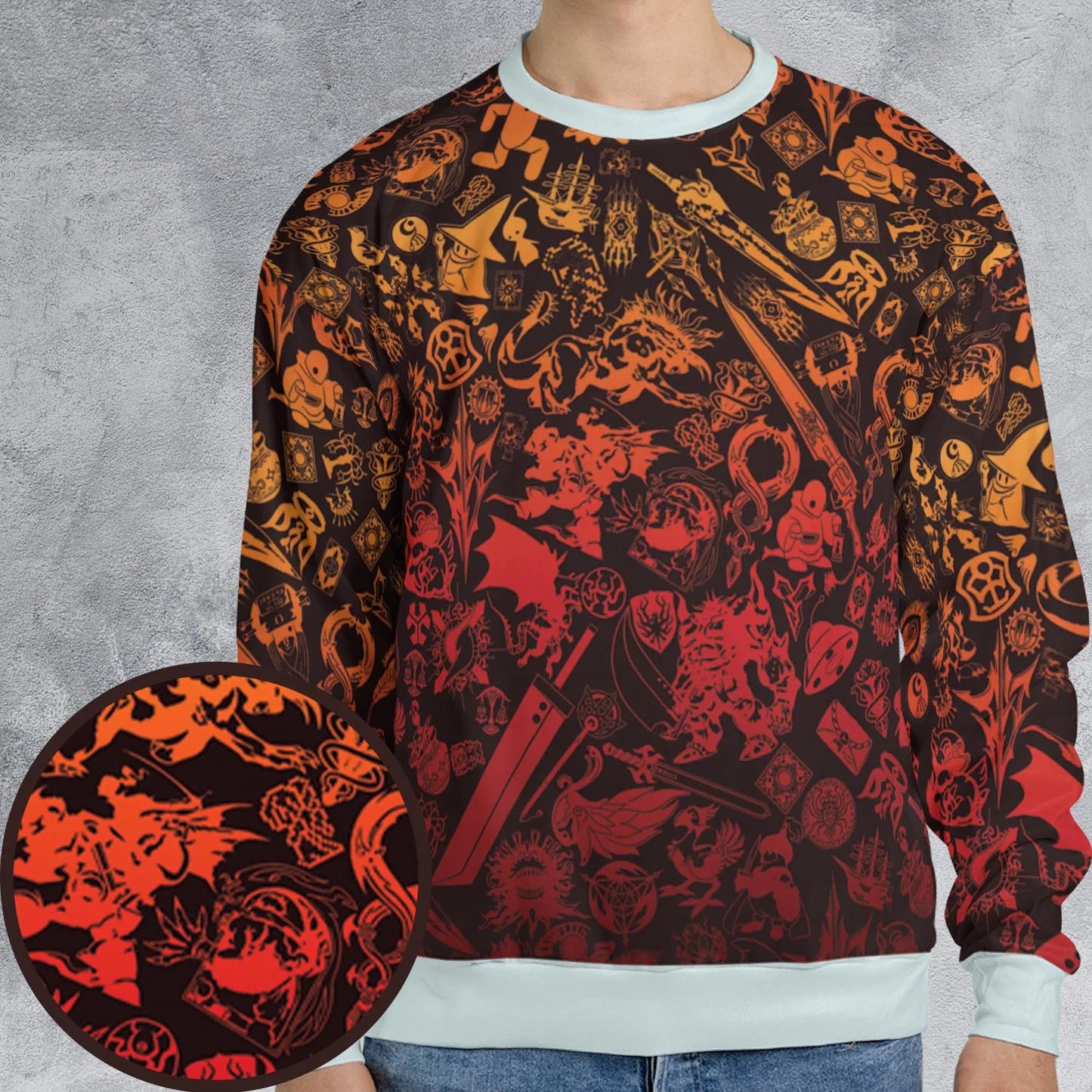 All-over Print Sweatshirt - 2CM9GVPE