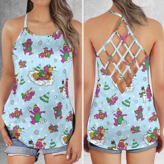 Barney and friend Criss Cross Tank Top -  - 1