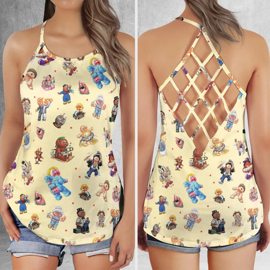 Criss Cross Tank Top - PVQ93KVW