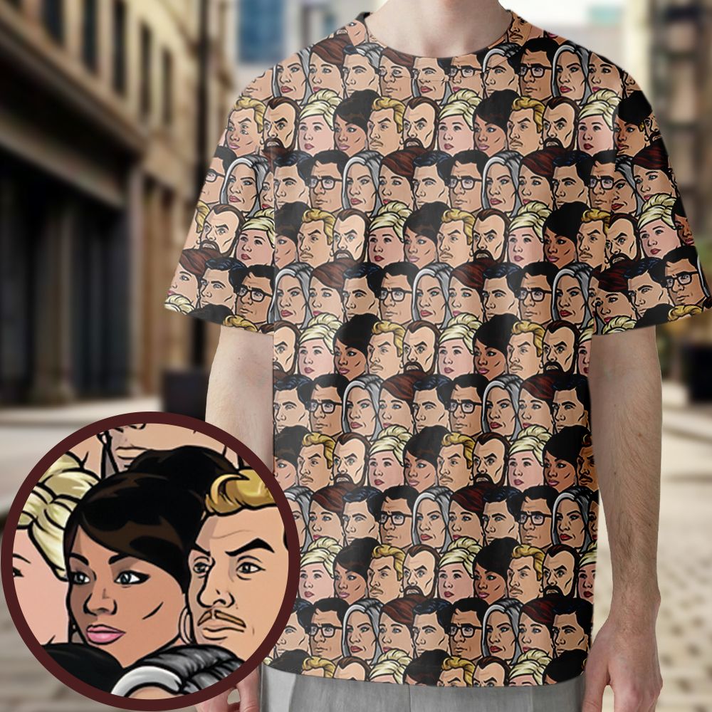 All-Over Print Unisex T-Shirt - QQD745JA -  - 1