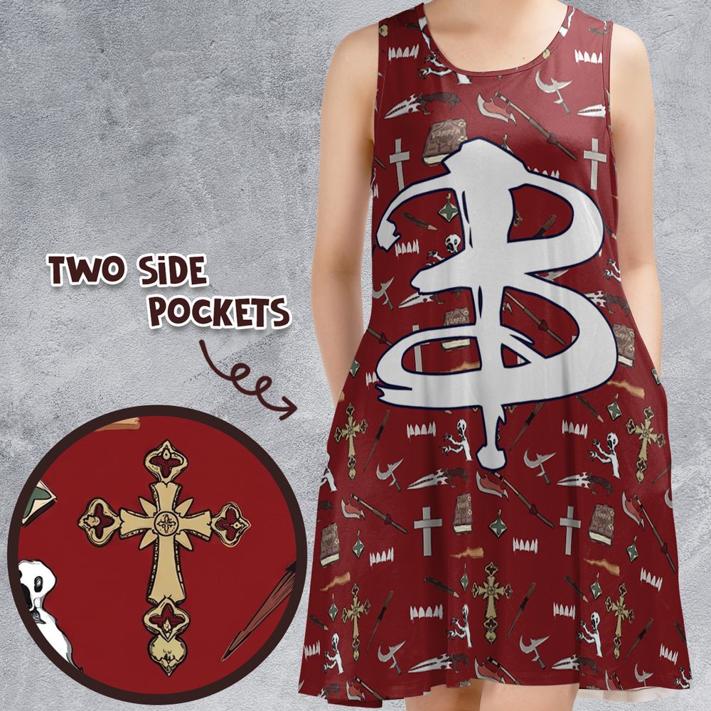 Sleeveless Dress - 6FFE94BA -  - 1