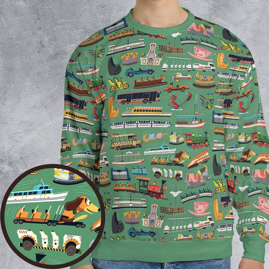 All-over Print Sweatshirt - 29D4Q1C2 -  - 1