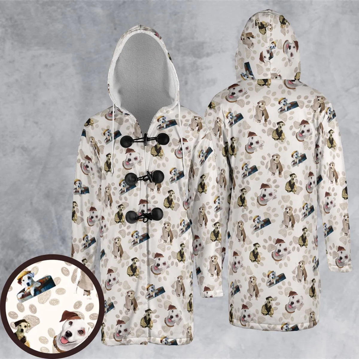 Hooded Cloak Coat - 9AC7V79G