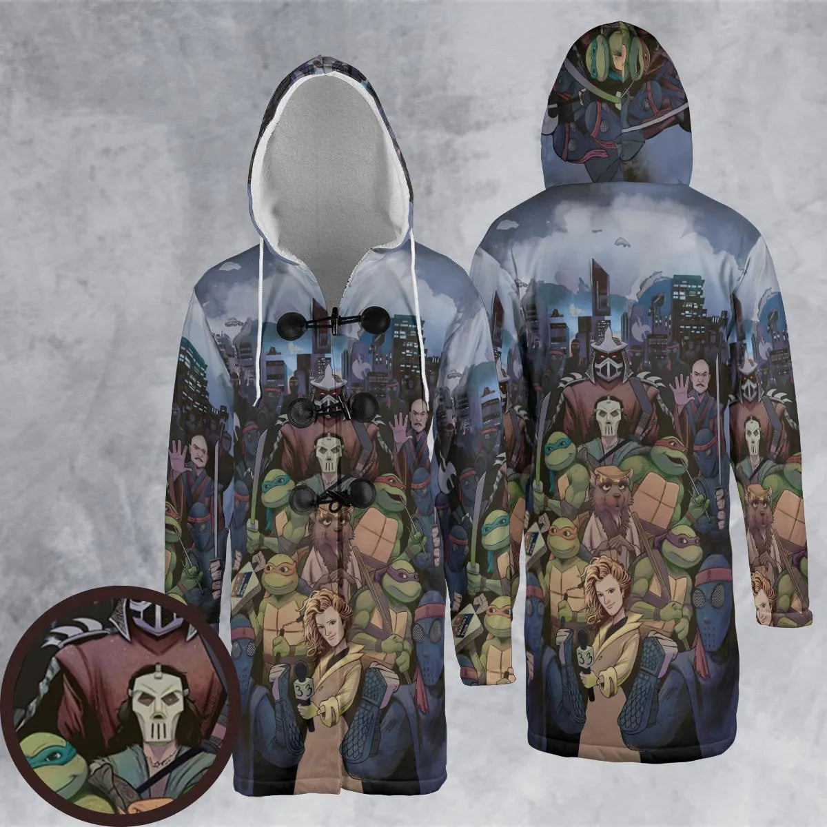 Hooded Cloak Coat - 24C3H2LV