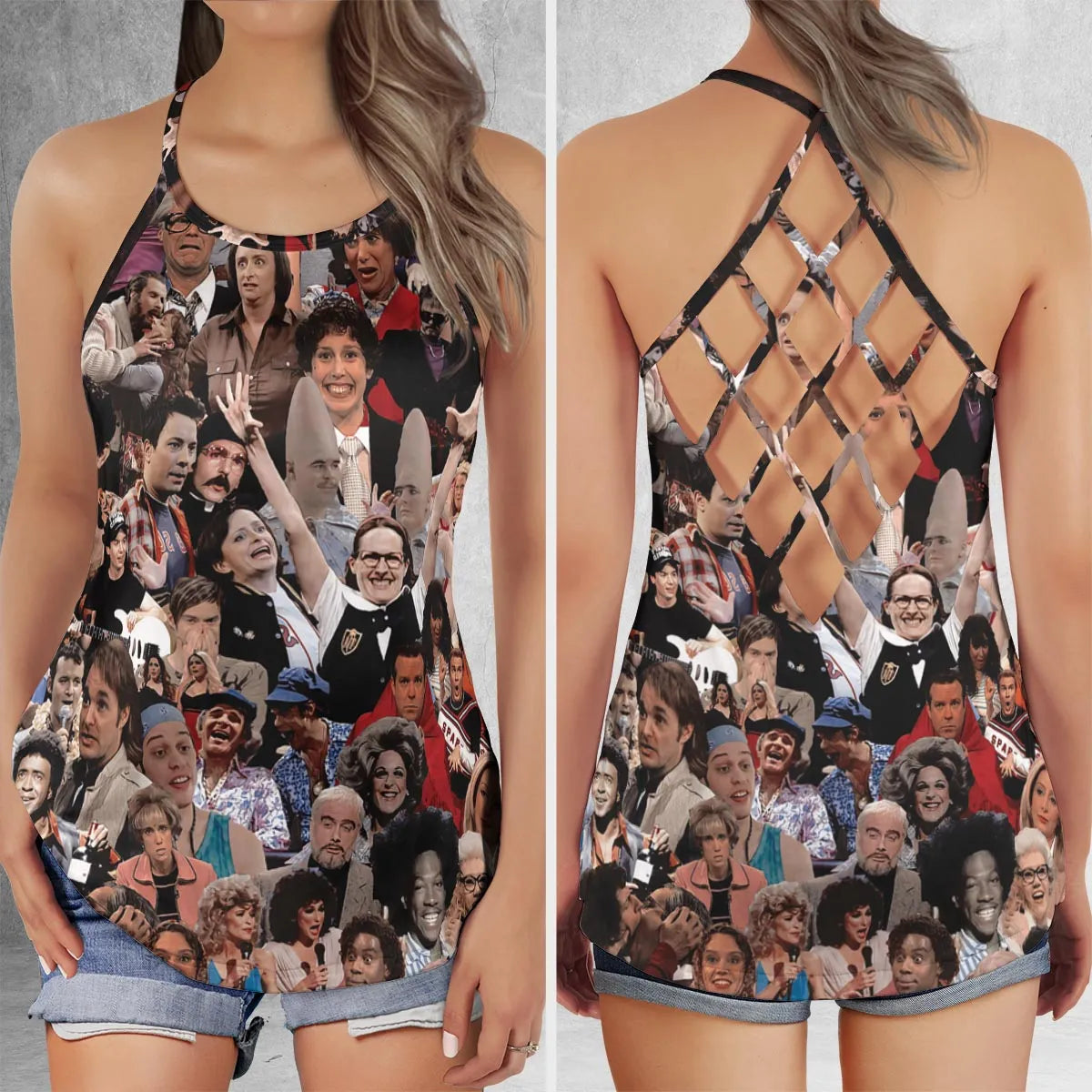 Criss Cross Tank Top - F7N951N5