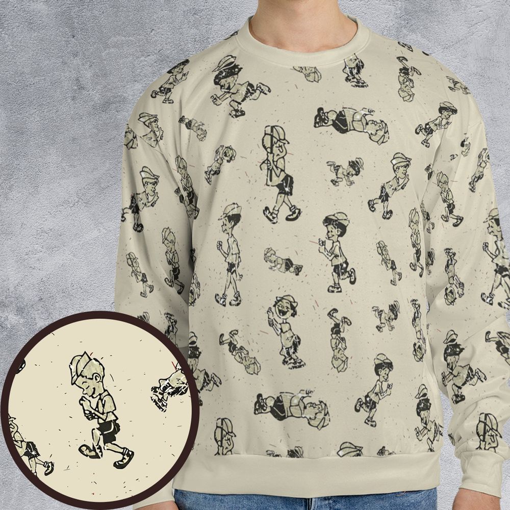 All-over Print Sweatshirt - GW5KACTL -  - 1