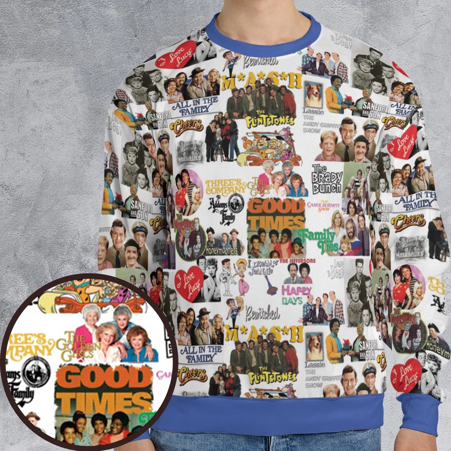 All-over Print Sweatshirt - CJE8DTR9