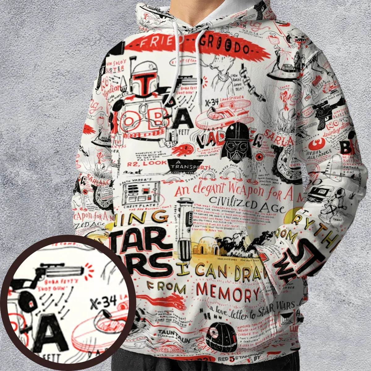 All-over Print Hoodie - MM4CG2FY