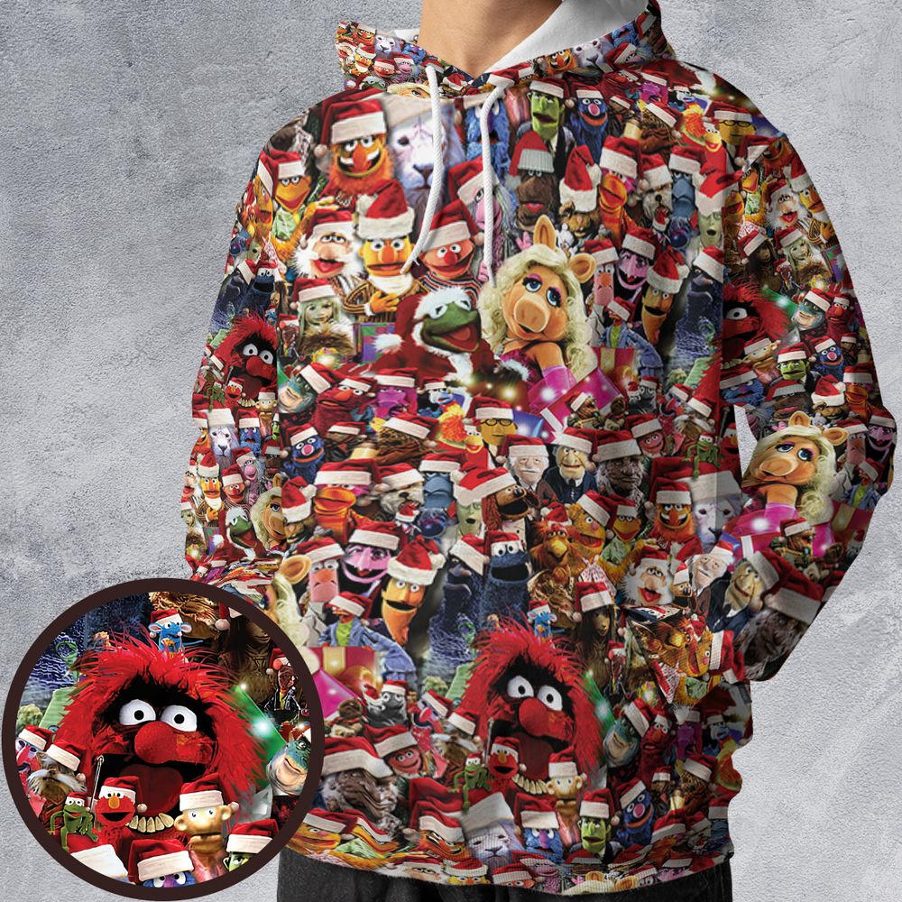 All-over Print Hoodie - 6Q3A5DS3 -  - 1