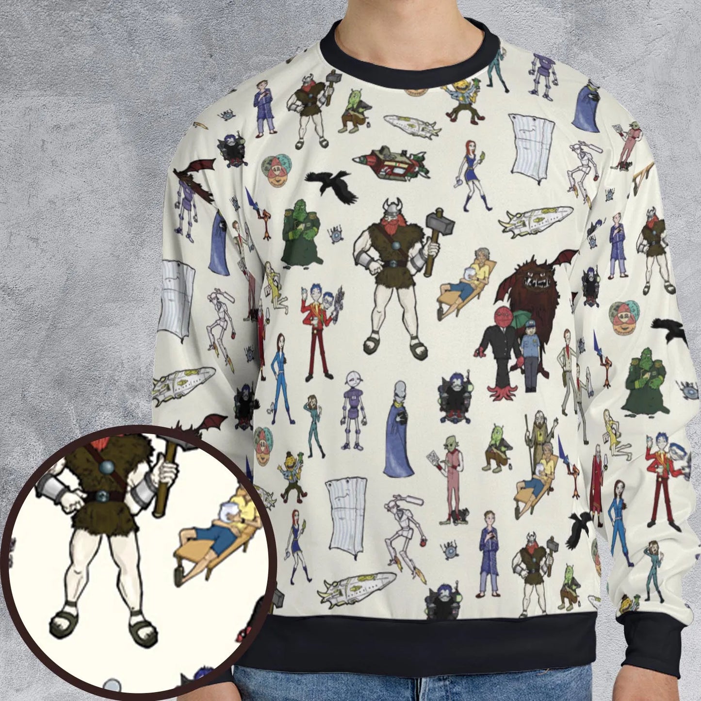 All-over Print Sweatshirt - BCEWACQG