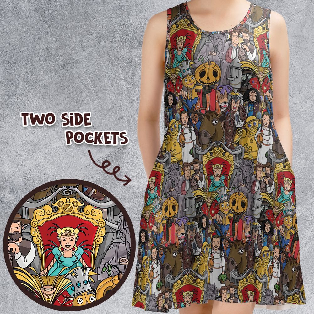 Sleeveless Dress - UM6FGAN1 -  - 1