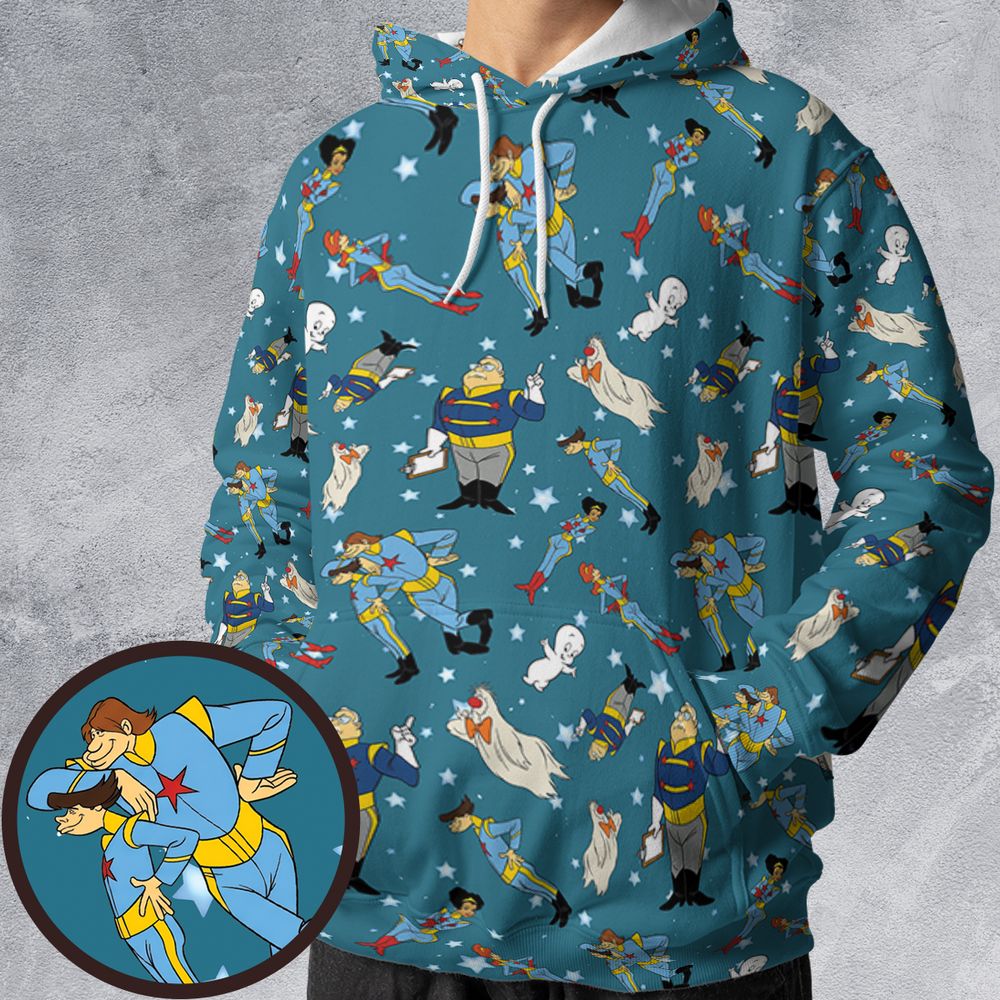 All-over Print Hoodie - A462J3RA -  - 1