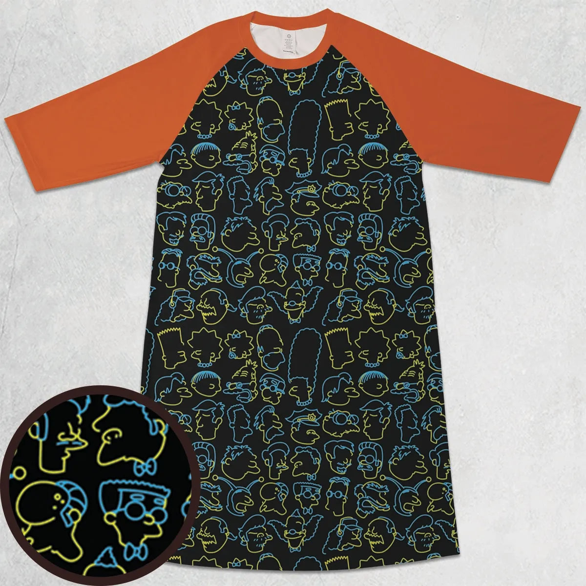 3/4 Sleeve Raglan Dress - P5LKRG3C