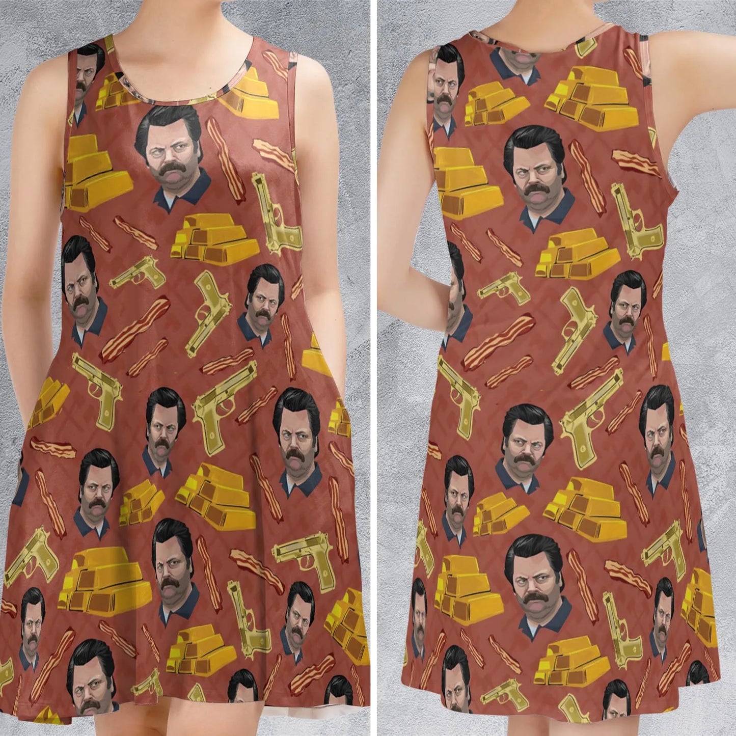 Sleeveless Dress - W945HK1U