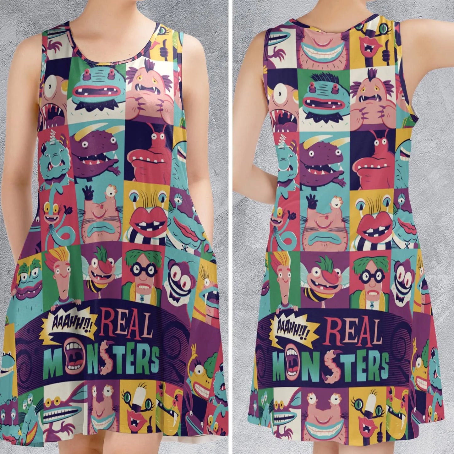 Sleeveless Dress - ESKFAYBD