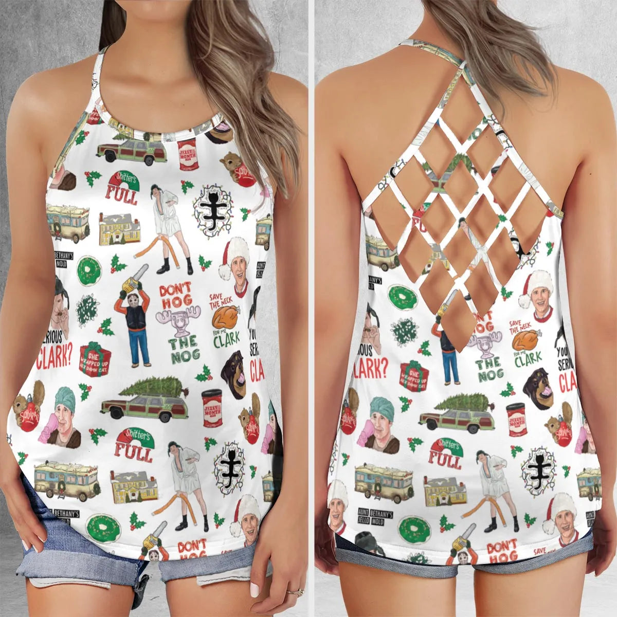 Criss Cross Tank Top - 5BCR8R2H