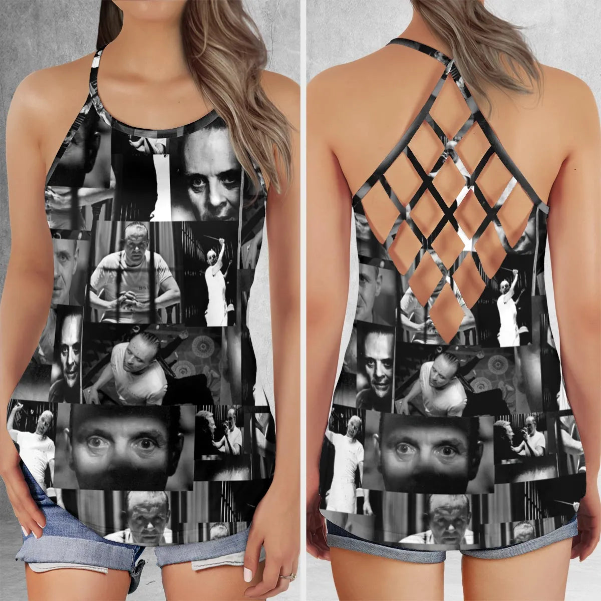Criss Cross Tank Top - C5WCHYVA