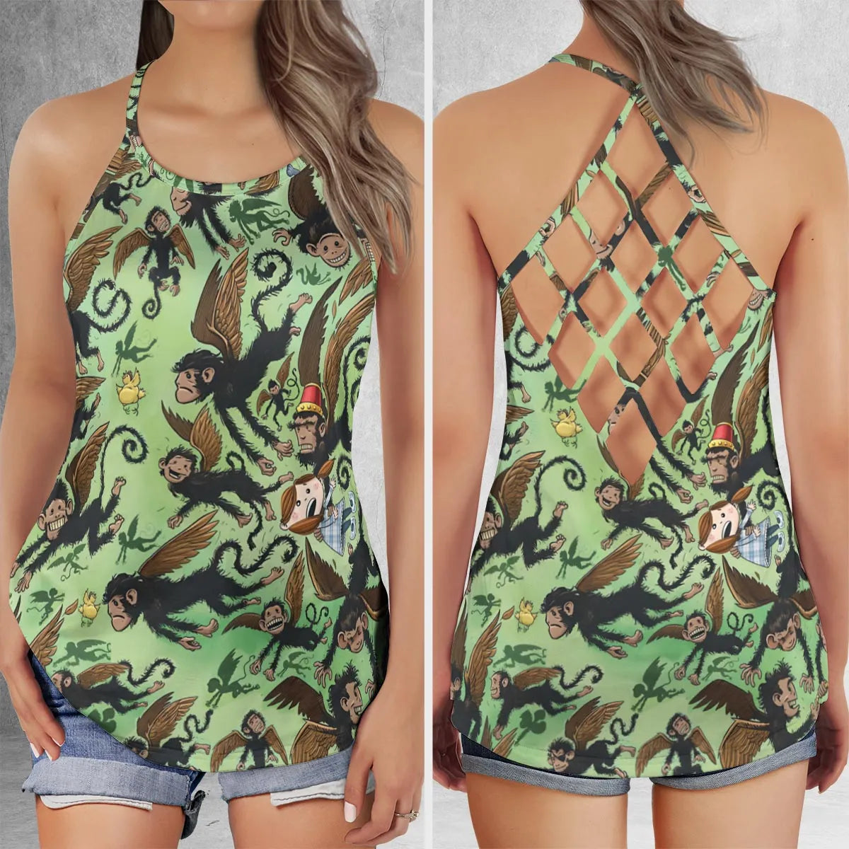 Criss Cross Tank Top - 5CR54EBN