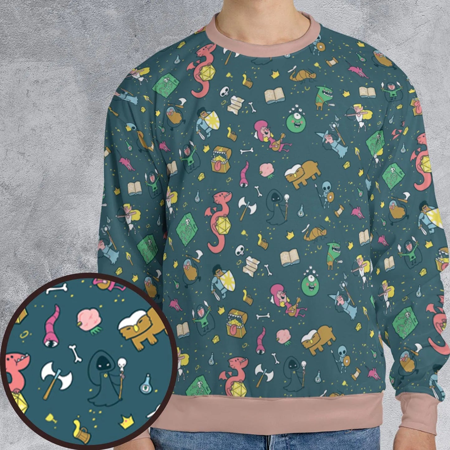 All-over Print Sweatshirt - E8G1LDFN