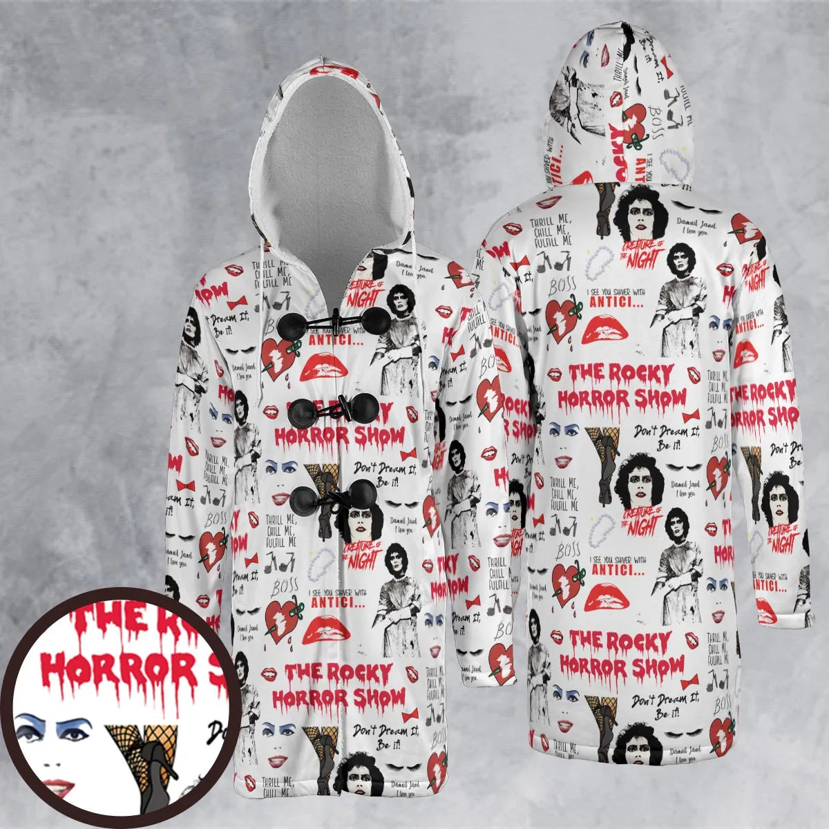 Hooded Cloak Coat - D2HBEGX7
