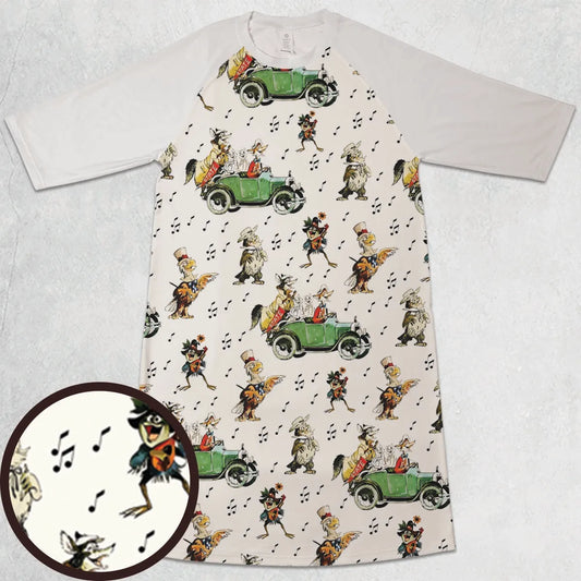 3/4 Sleeve Raglan Dress - 1YYD8Y5T