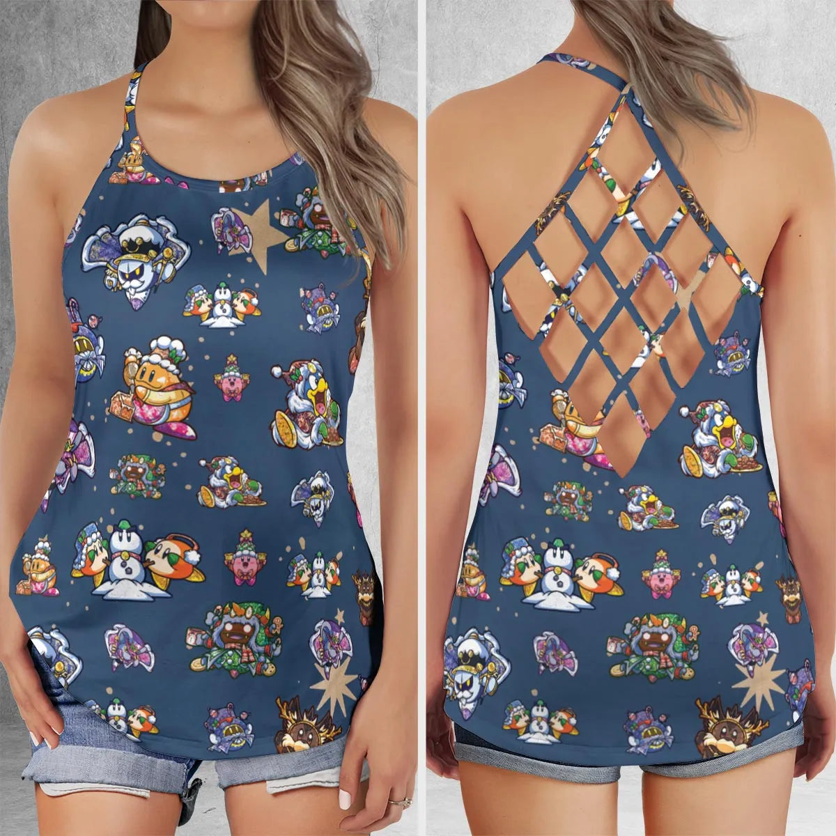 Criss Cross Tank Top - BYEE4DUX