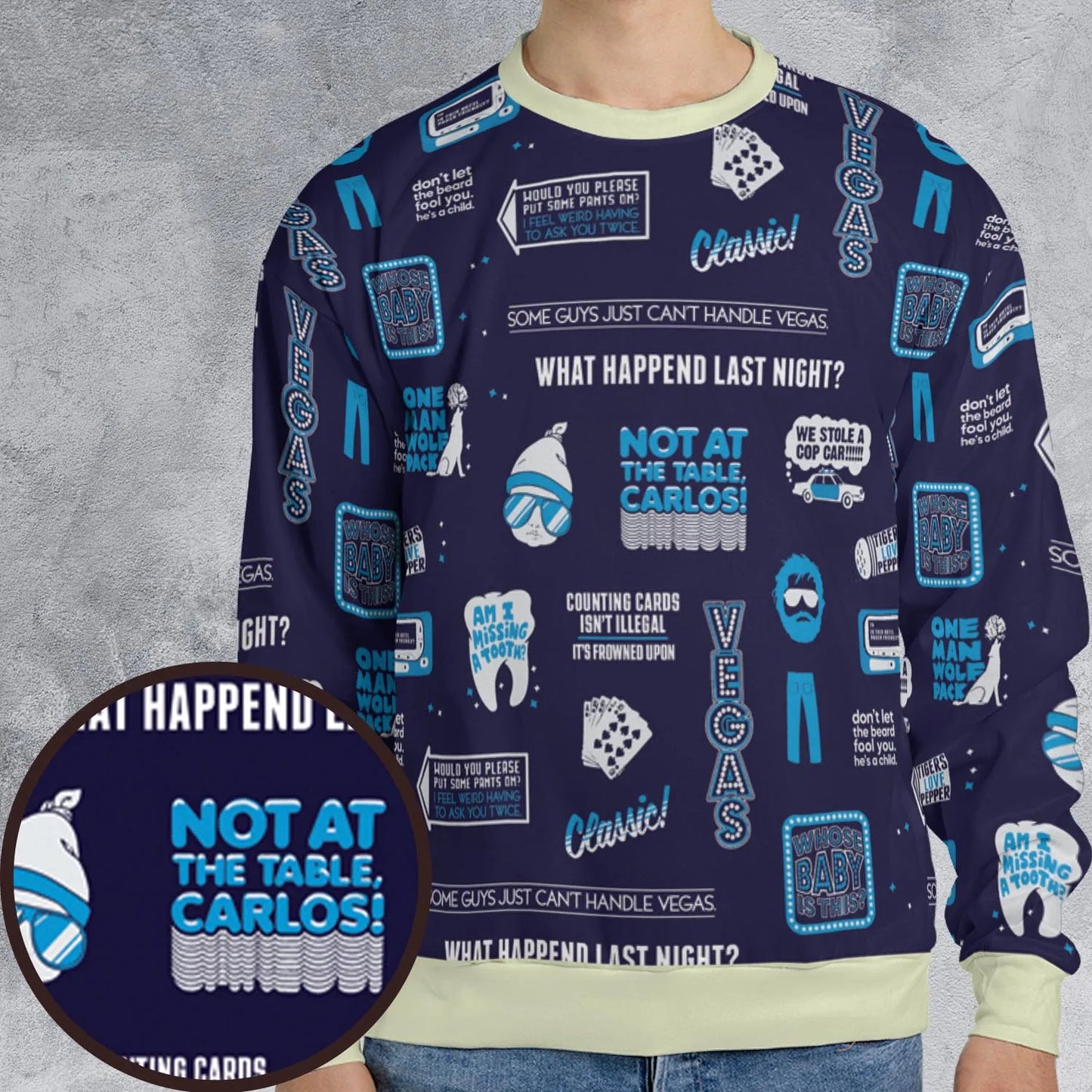 All-over Print Sweatshirt - KFDASAM3