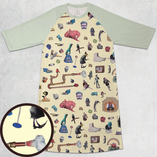3/4 Sleeve Raglan Dress - C8FRLAAR