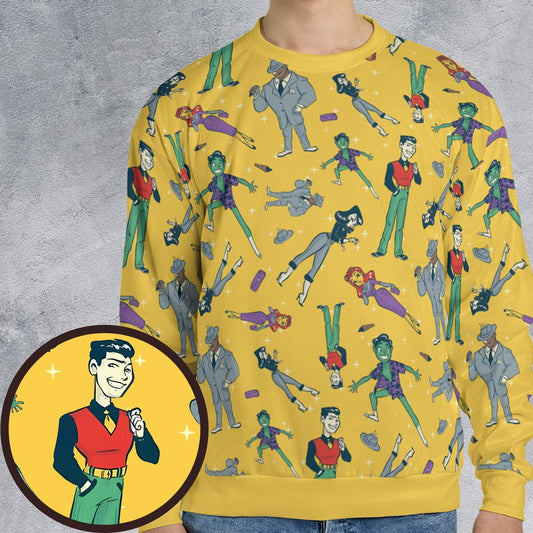 All-over Print Sweatshirt - 46S3WQQ9 -  - 1