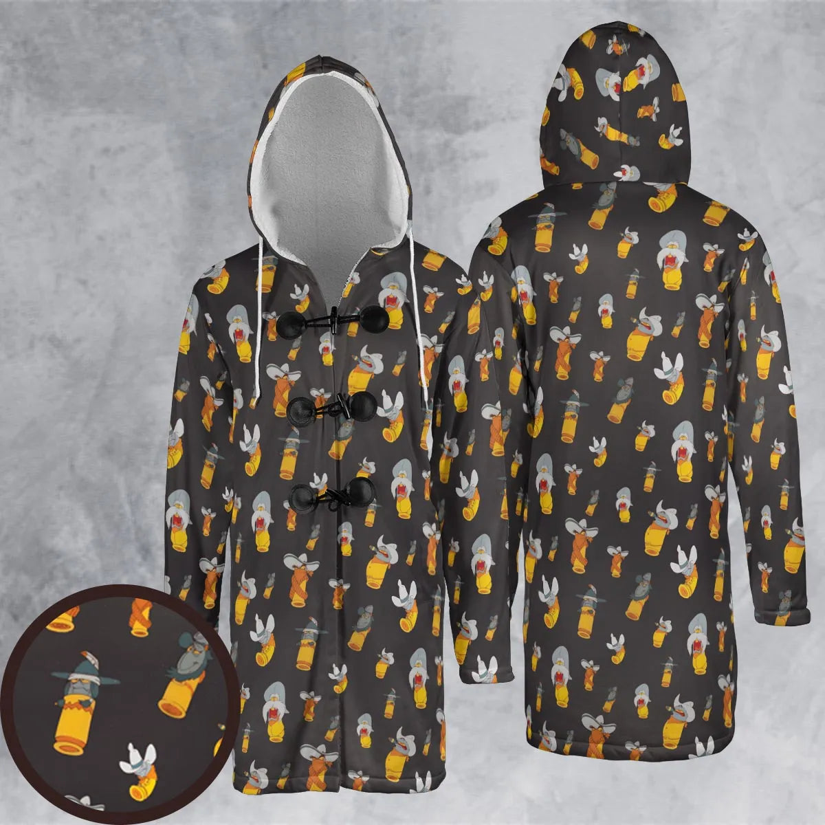 Hooded Cloak Coat - 3QG94RMP