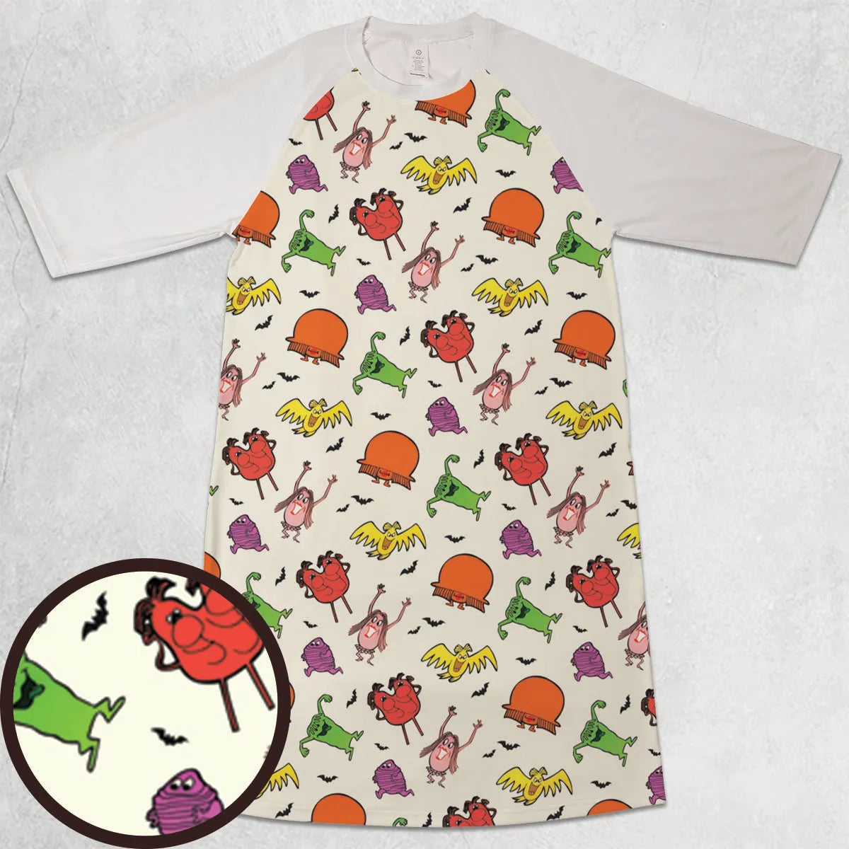 3/4 Sleeve Raglan Dress - W7UVQ576