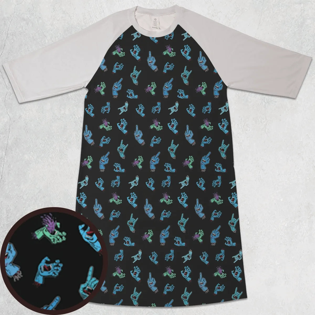 3/4 Sleeve Raglan Dress - PP6YY1QJ