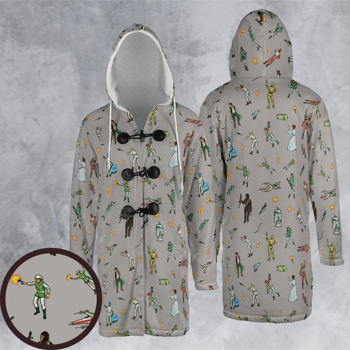 Hooded Cloak Coat - 5W34M1RB