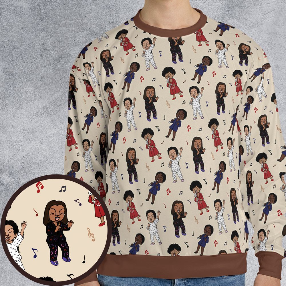 All-over Print Sweatshirt - XW4CFWF3 -  - 1