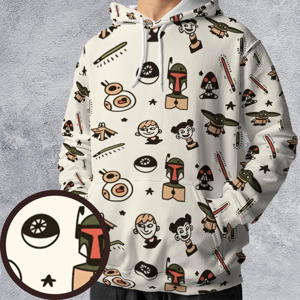 All-over Print Hoodie - L6Q8T839