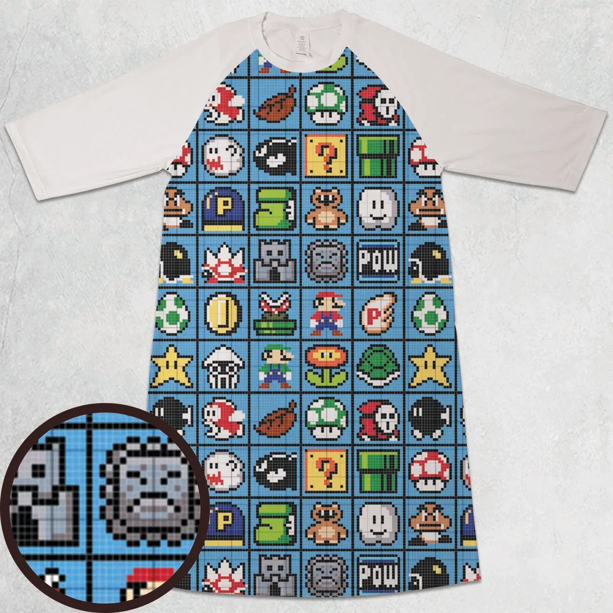 3/4 Sleeve Raglan Dress - NG44UPYV