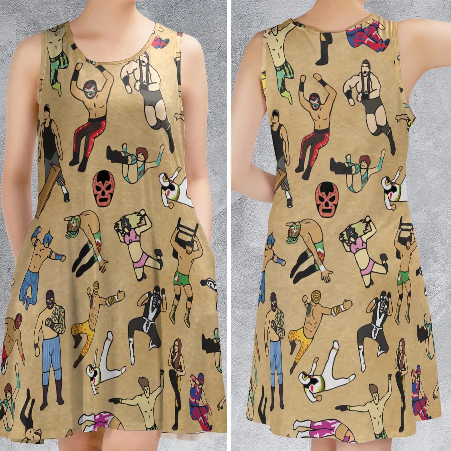 Sleeveless Dress - RJEHMF8P