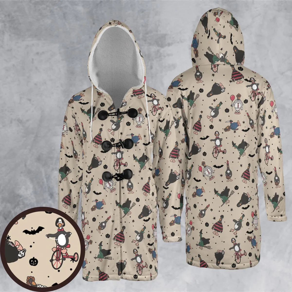 Hooded Cloak Coat - 298GPEGK