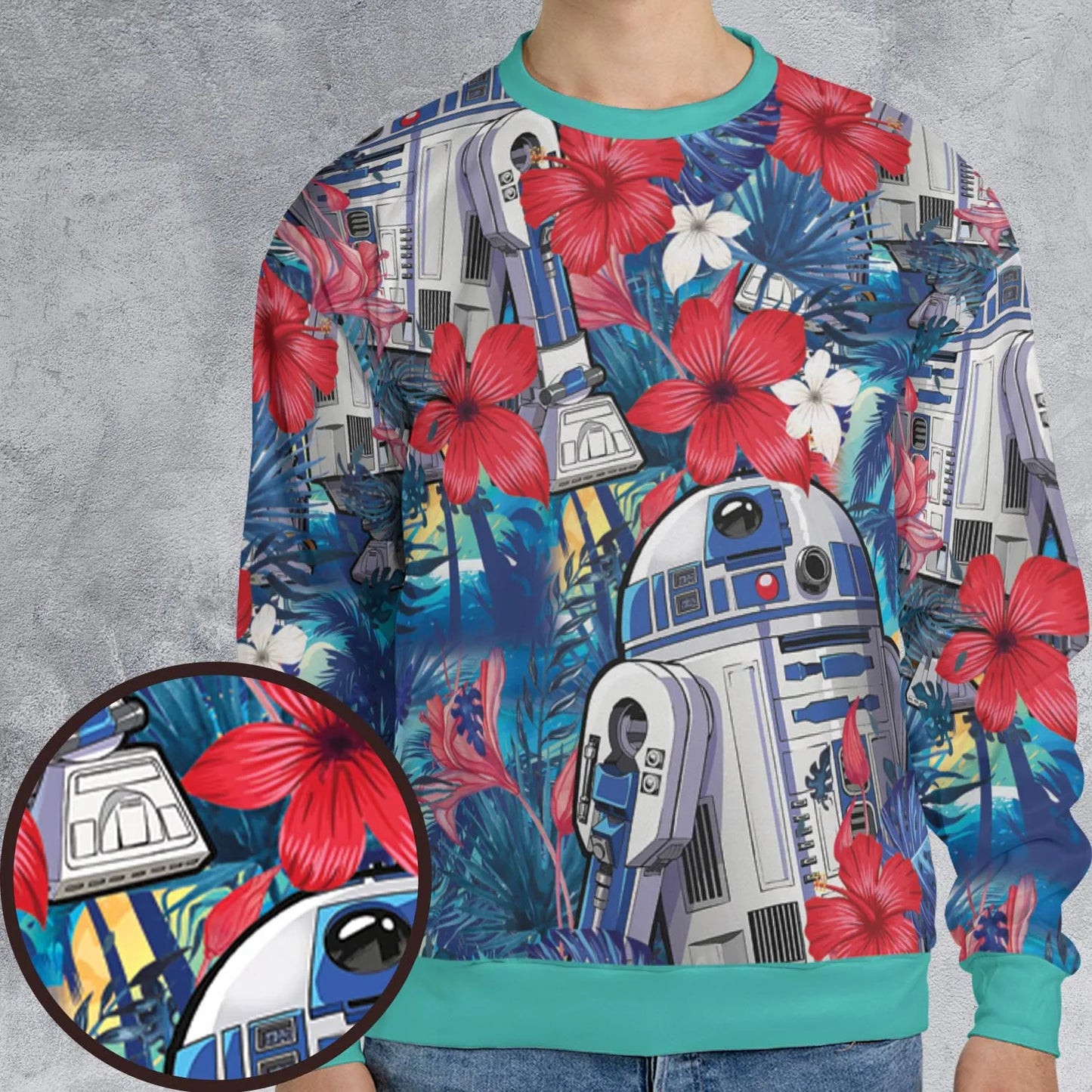 All-over Print Sweatshirt - Y78K4X3P