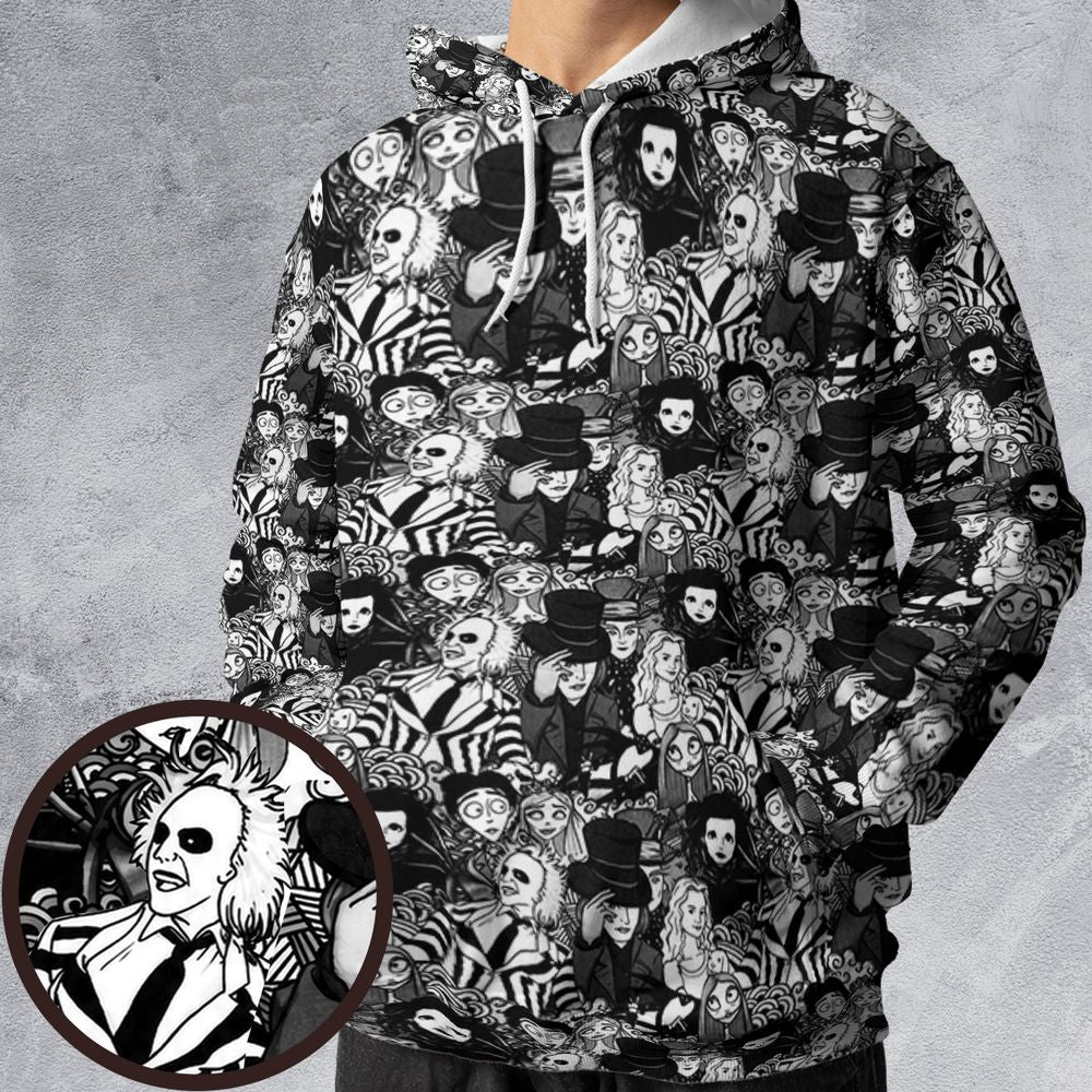All-over Print Hoodie - 6WJ8JFXE -  - 1