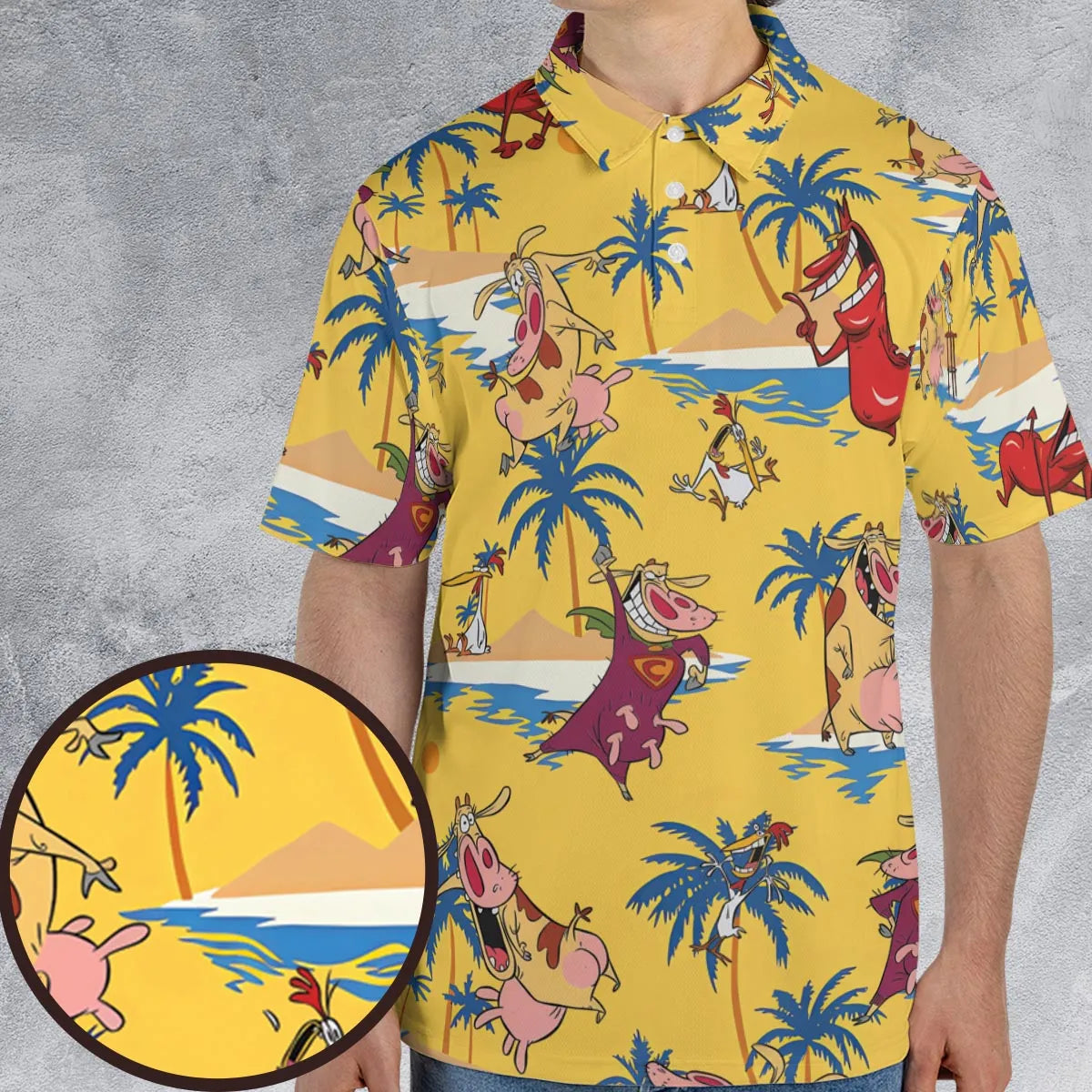 AOP Men/Women Polo Shirt - HEDKEZU9