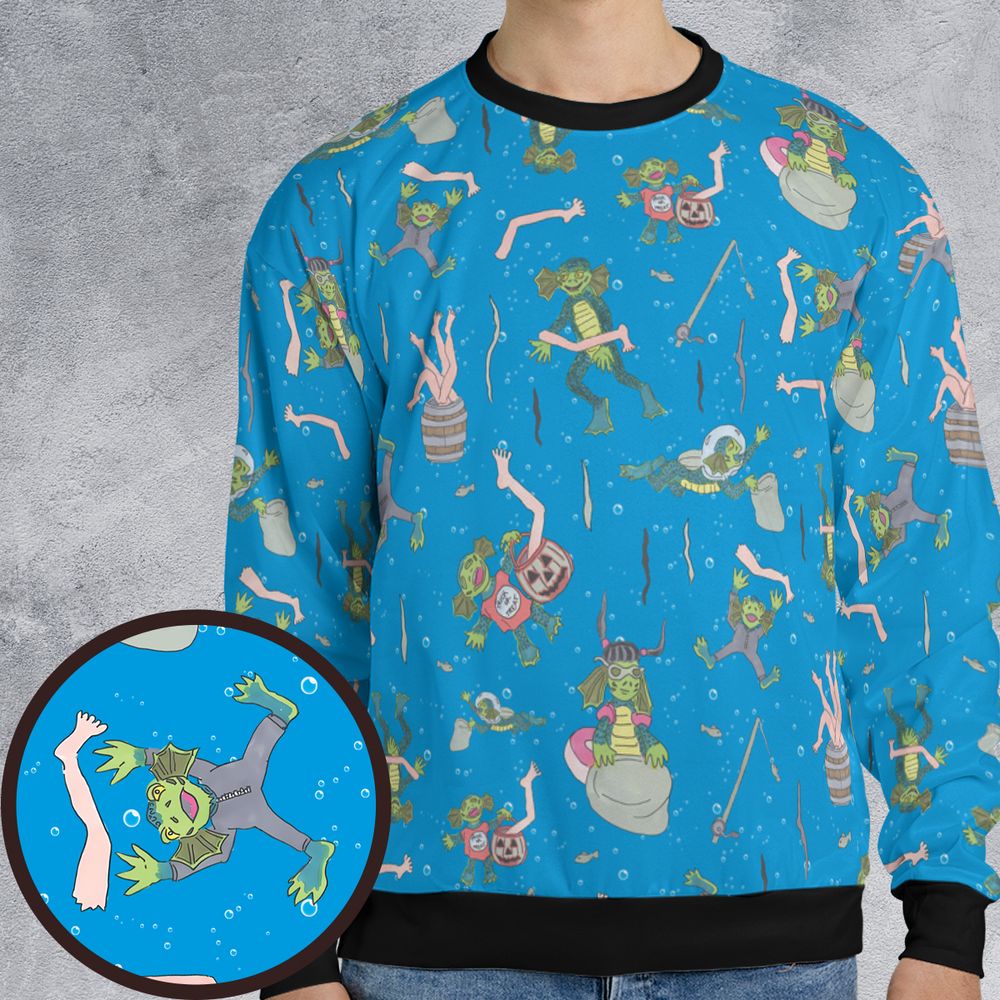All-over Print Sweatshirt - RZSXV4RN -  - 1