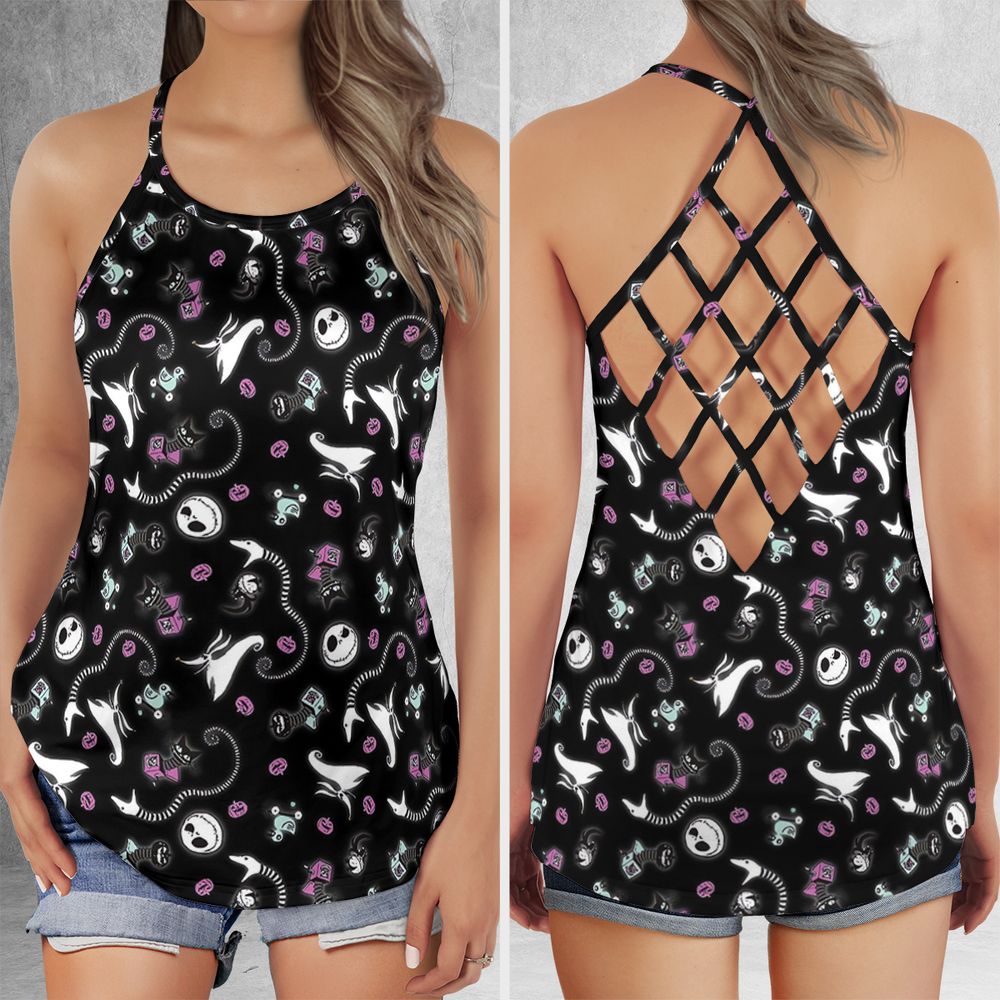 Criss Cross Tank Top - LBGLEJAQ -  - 1