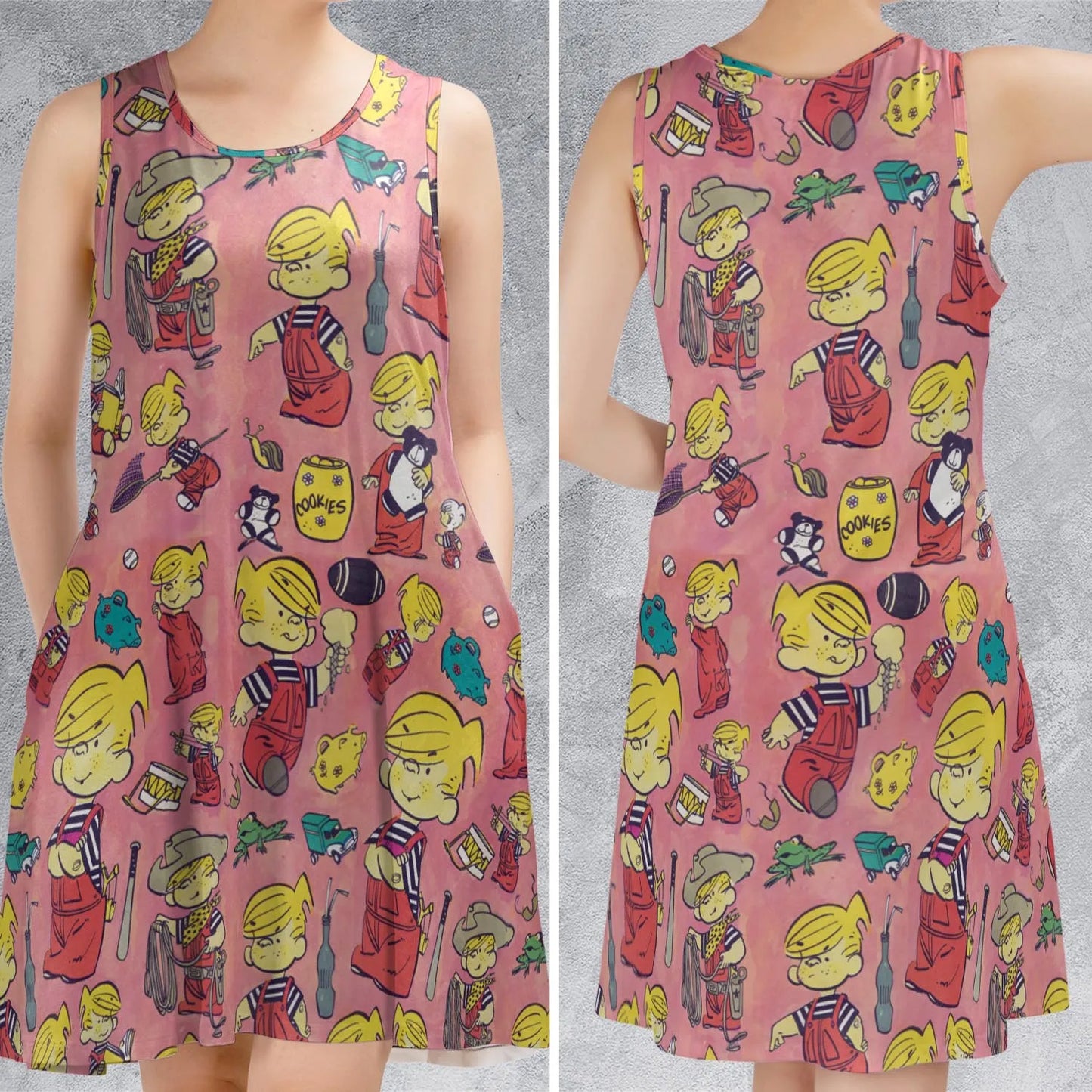 Sleeveless Dress - 1MTKDQRC