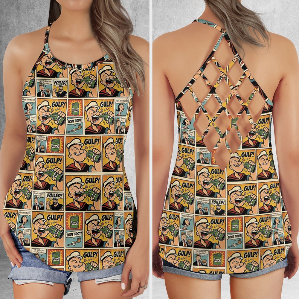 Criss Cross Tank Top - 8RT5RR9A -  - 1