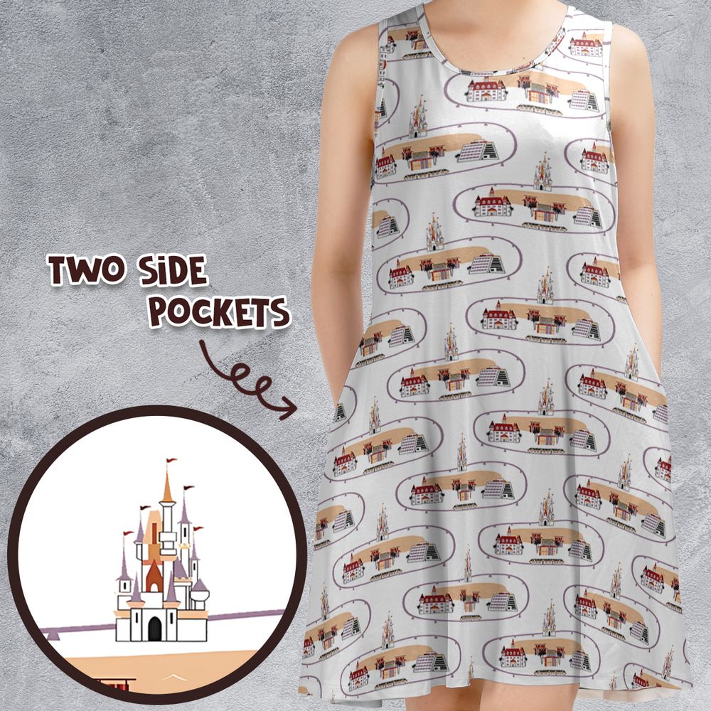 Sleeveless Dress - 3GU15UFZ -  - 1