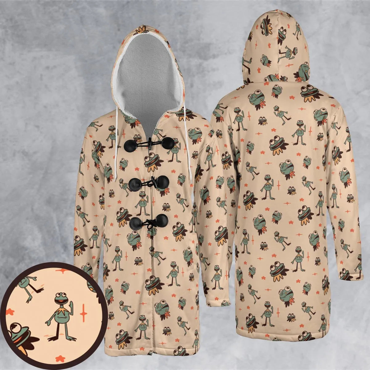 Hooded Cloak Coat - HXMF5XTZ