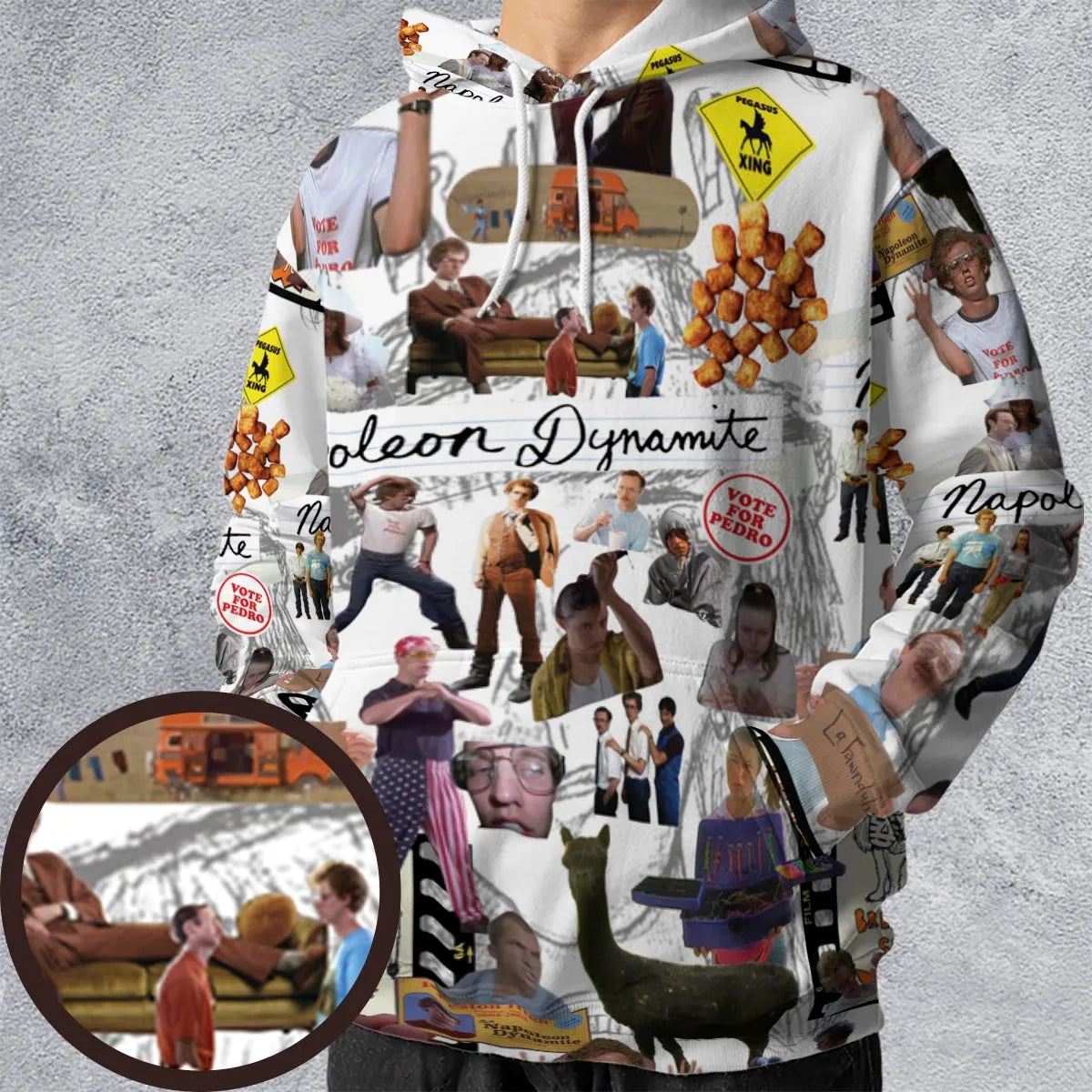 All-over Print Hoodie - ZJGPVZDX