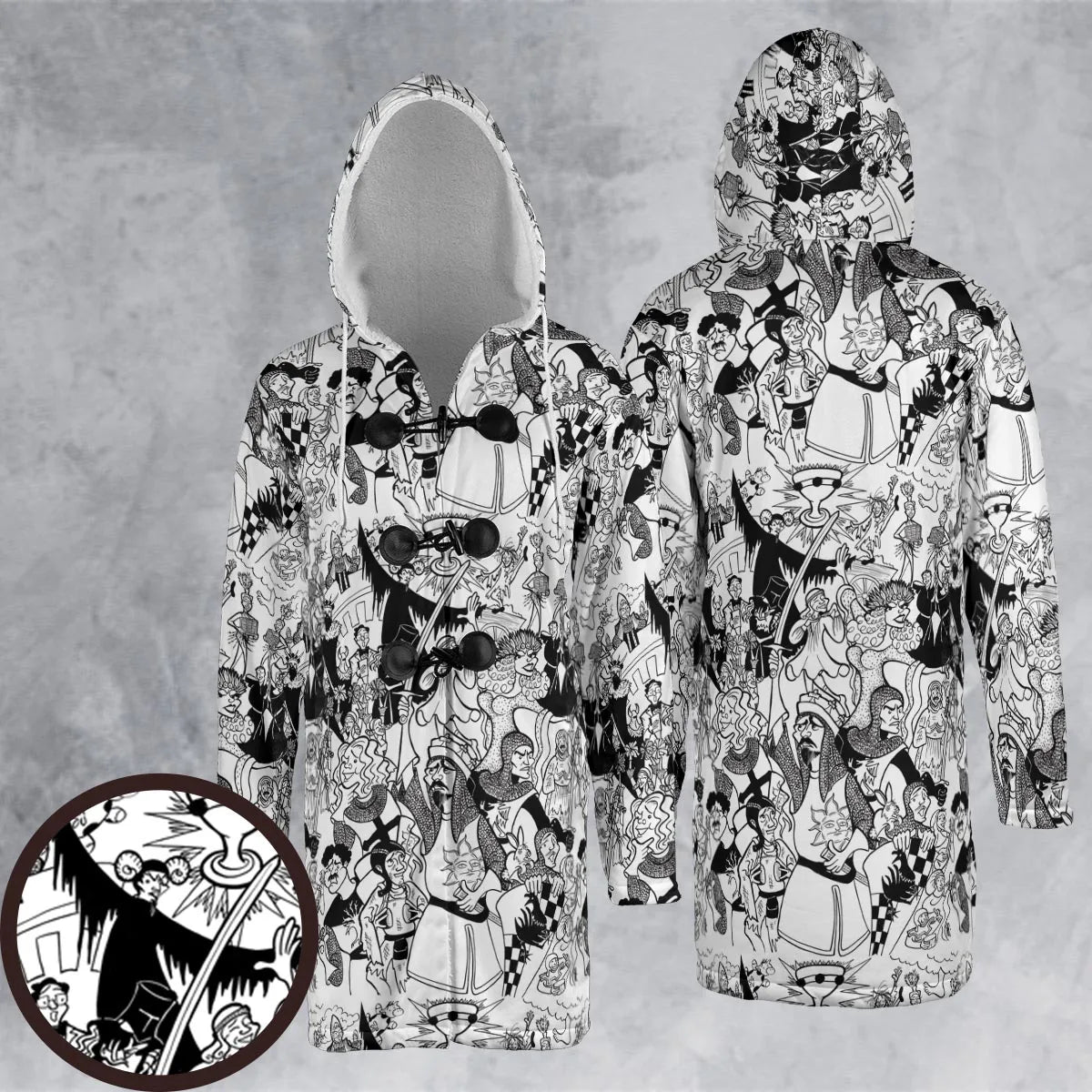 Hooded Cloak Coat - GSH6SYJJ
